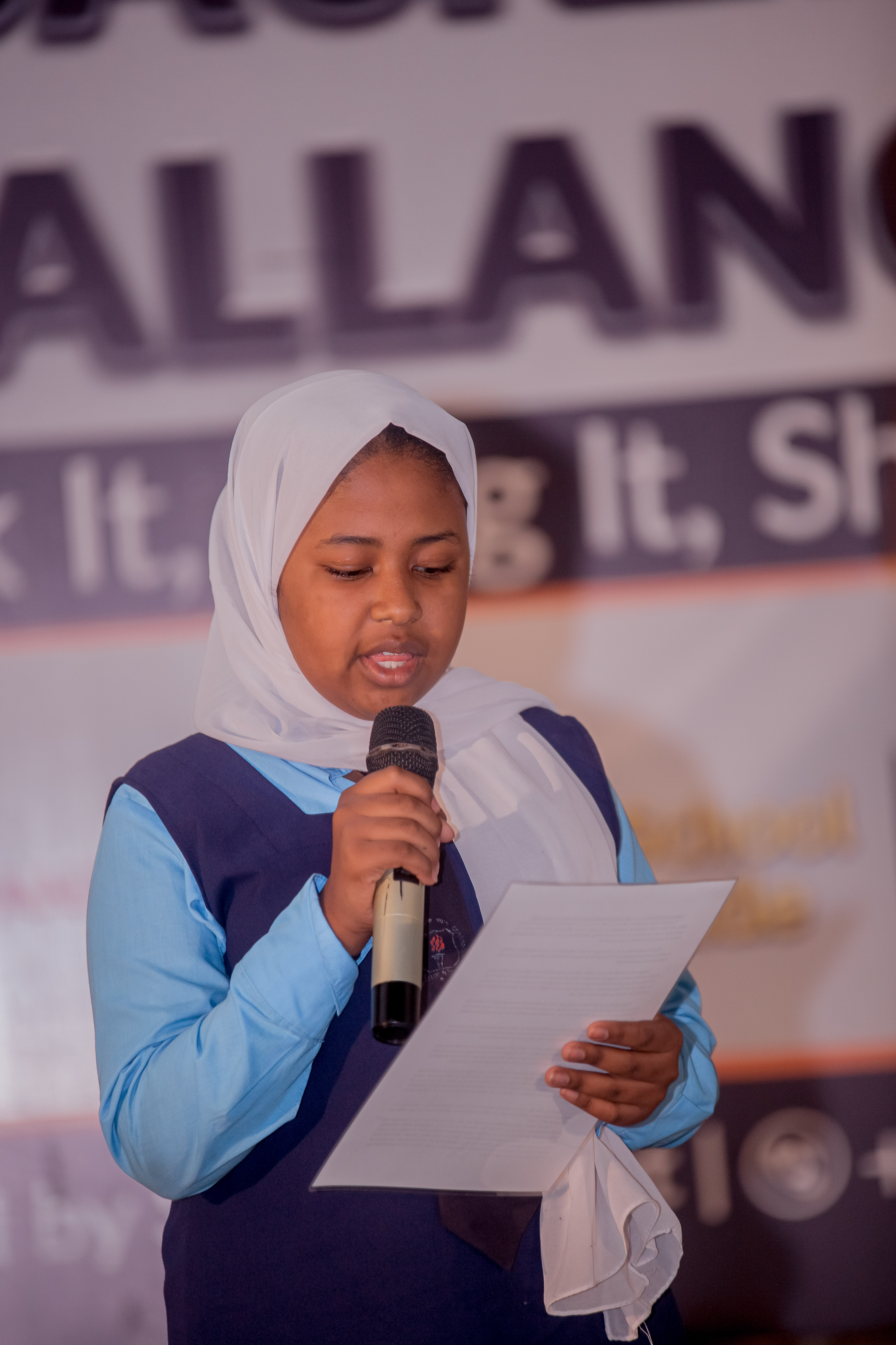 Youth sharing a story